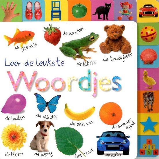Cover van het boek 'Leer de leukste woordjes'