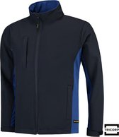 Tricorp Soft Shell Jack Bi-Color - Workwear - 402002 - Navy-Royalblauw - maat 5XL