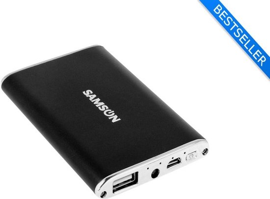 Wet en regelgeving Meander Wakker worden Samson Powerbank 3800 mAh voor Samsung Galaxy S5 Plus, zwart , merk Samson  by i12Cover | bol.com