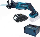 Bol.com Makita DJR183Y1J 18V Li-Ion accu reciprozaag body + (1x 1.5Ah accu) in Mbox - snelwissel aanbieding