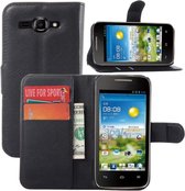 Huawei Y520 book case hoesje zwart wallet