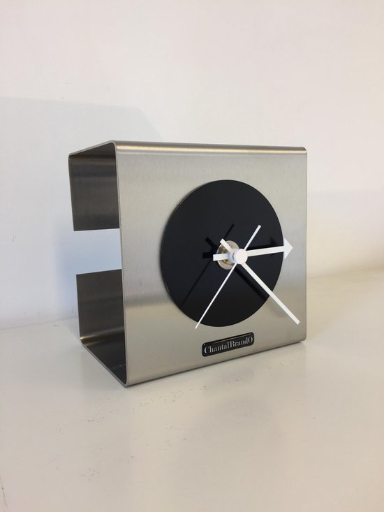 Horloge de table Le Cube Noir Moderne DESIGN NÉERLANDAIS