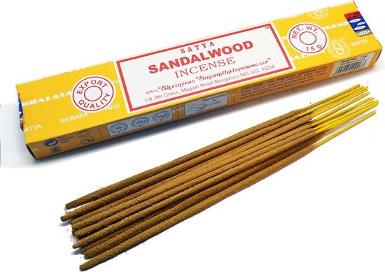 Sandalwood wierook Earth (SATYA) incense 15 grams - Satya Sai Baba
