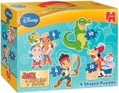 Jumbo Jake & The Neverland Pirates 4in1 - Gevormde Puzzel - 6,8,10 en 12 stukjes