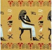Verfsjabloon Egyptische muurschildering. Sjabloon 35 x 40 cm