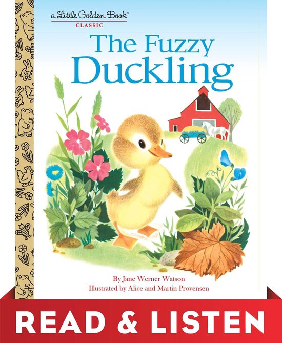Little Golden Book - The Fuzzy Duckling: Read & Listen Editi ... - cover