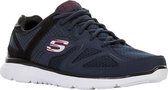 Skechers Verse - Flash Point Sneaker Heren Sneakers - Maat 44 - Mannen - blauw/rood/zwart