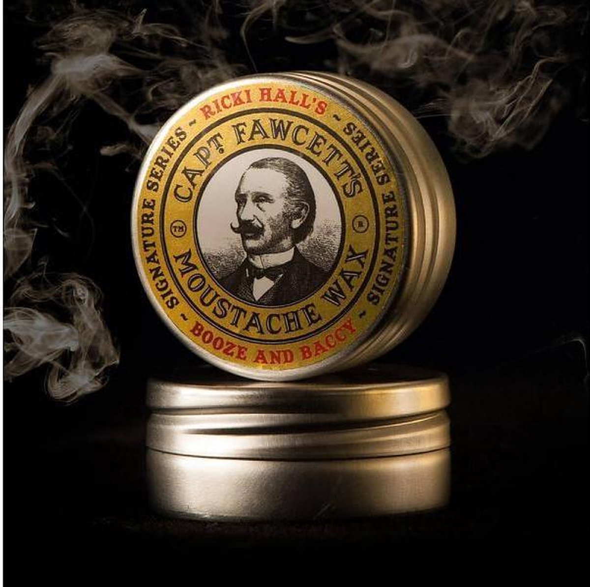 Captain Fawcett - Ricki Hall`s Booze & Baccy Mustache Wax - Mustache Wax
