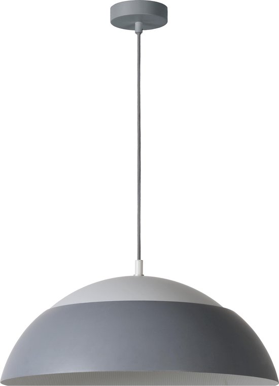 Lucide ELVERUM - Hanglamp - Ø 65 cm - LED - 1x39W 2700K - Grijs | bol.com