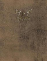 Monogram  P  Grid Sketchbook
