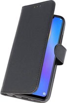 Bookstyle Wallet Cases Hoes voor Huawei P Smart 2019 Zwart