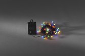 Konstsmide - LED snoer cherry op batt timer 40x - multicolor