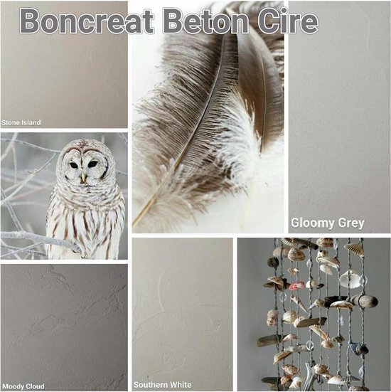 Boncreat beton ciré Gloomy Grey 5ltr - Boncreat