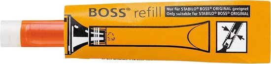 STABILO BOSS ORIGINAL - Refill - Oranje - per stuk | bol.com