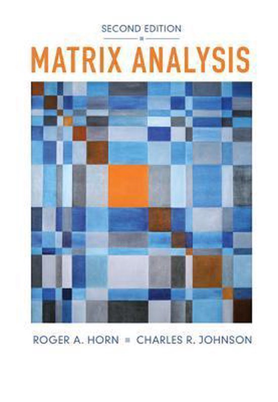 Matrix Analysis - cover
