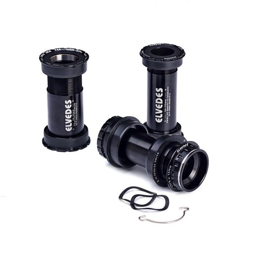 Elvedes Bottom Bracket Bb30 Shimano Kunststof/staal 68-73 Mm Zwart van Elvedes — afbeelding 3