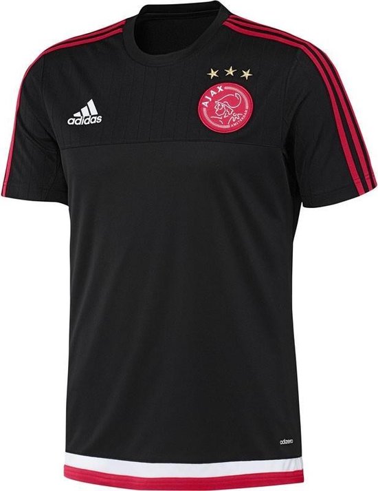 open haard maniac Zichtbaar adidas Ajax Trainingsshirt 2015-2016 kleur Black Bold Red, maat XS | bol.com