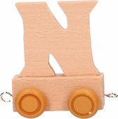 Houten letter trein N