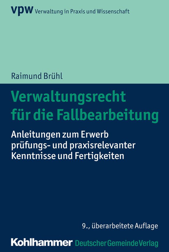 Verwaltungsrecht für die Fallbearbeitung - cover