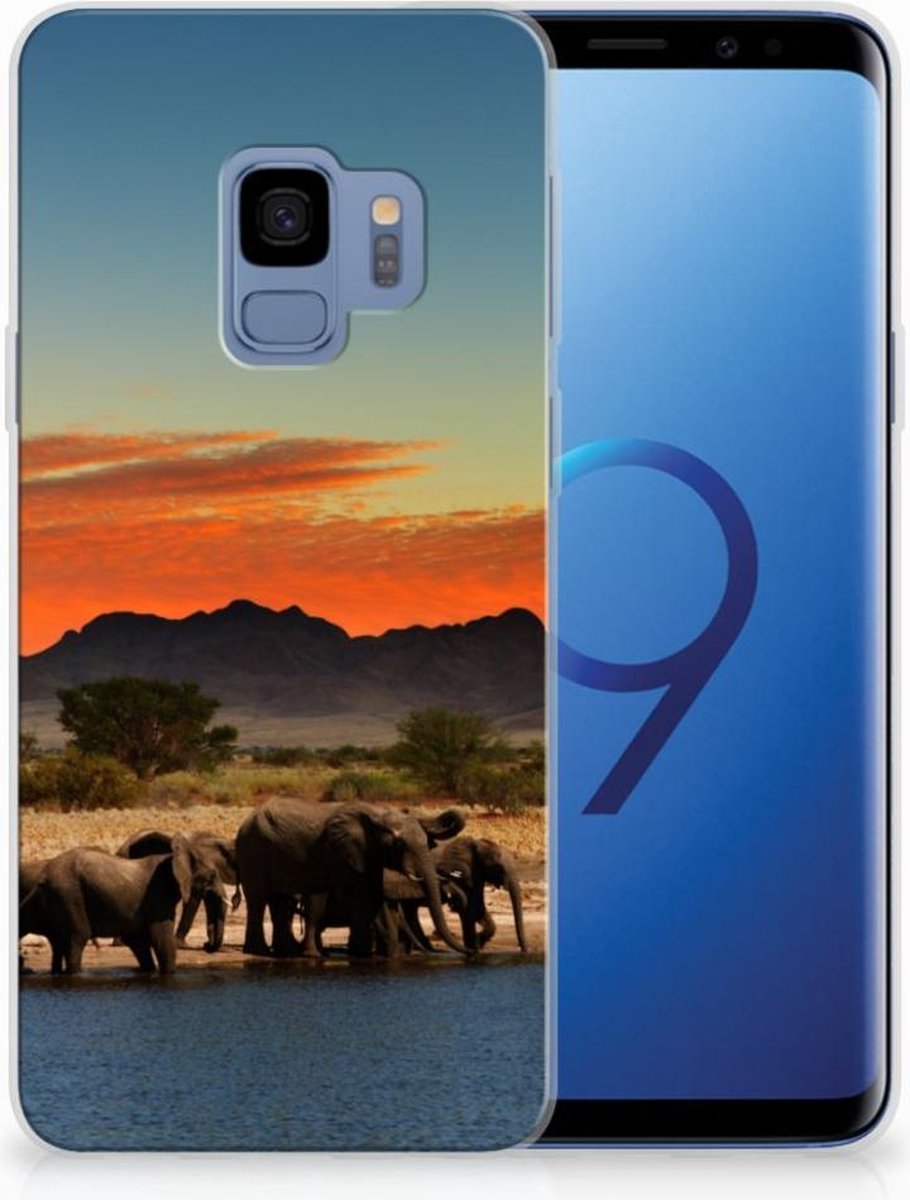 Samsung Galaxy S9 TPU Hoesje Olifanten