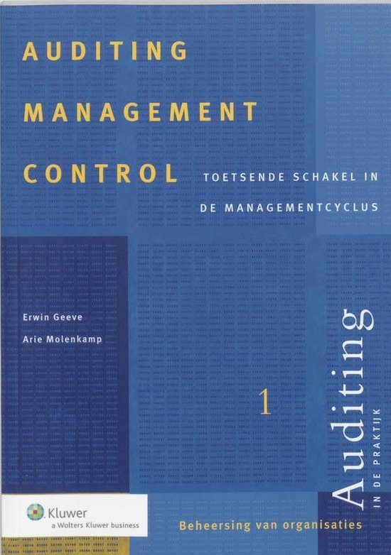 Cover van het boek 'Auditing management control / druk 1' van A. Molenkamp en Erwin Geeve