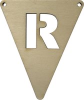 Houten Vlagletter R | 11,5 cm