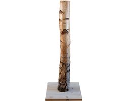 Natuurlijke krabpaal van berk en steigerhout 75cm | bol