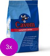 Cavom Compleet Senior Rund&Vlees - Hondenvoer - 3 x 5 kg