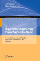 Communications in Computer and Information Science 671 - Requirements Engineering Toward Sustainable World