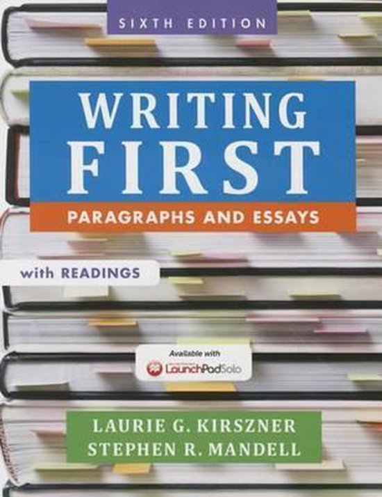 Writing First with Readings - cover