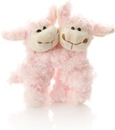 Knuffels - roze schaapjes van Wooly Sheep - Knuffeldier - Schattig - Schaap - Roze - 20 cm