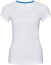 Odlo Active F-Dry Lightsuw Top Crew Neck Ss Sportshirt Dames - White