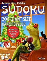 Famous Frog Holiday Sudoku 200 Giant Size Hard Puzzles, the Biggest 9 X 9 One Per Page Puzzles Ever!