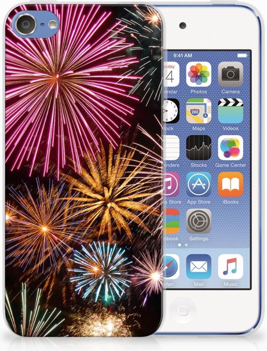 Apple iPod Touch 5 | 6 Silicone Back Cover Vuurwerk op Prijzenvolger.com