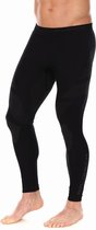 Brubeck Baselayer Heren Sportbroek -  Sportondergoed DRY  - Grafiet/Zwart - XXL