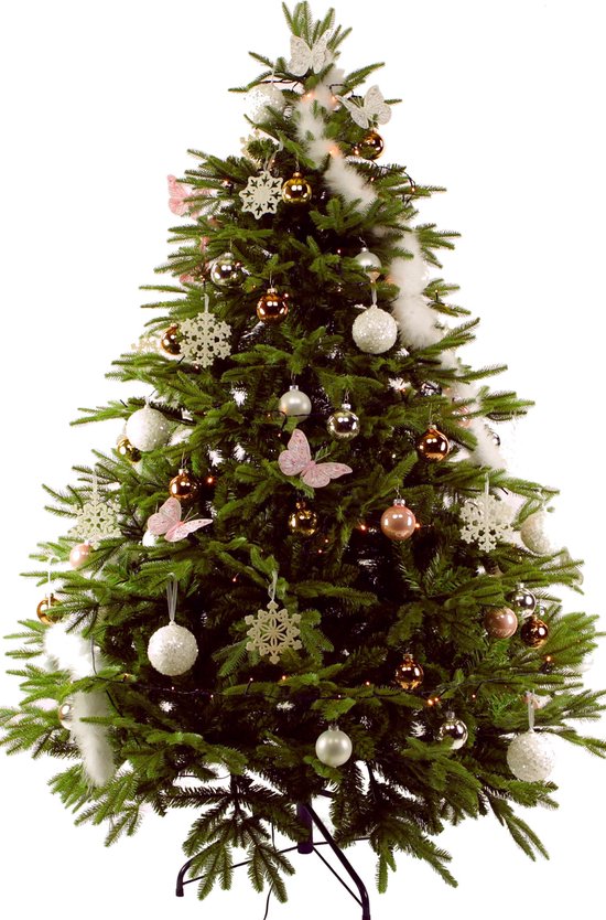 gans vluchtelingen Malaise Versierde kerstboom Decotrees Romantic Style Basis - 210 cm hoog - Met  verlichting | bol.com