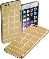 Protect Case Aluminium Design Cover Voor Apple iPhone 6 Gold