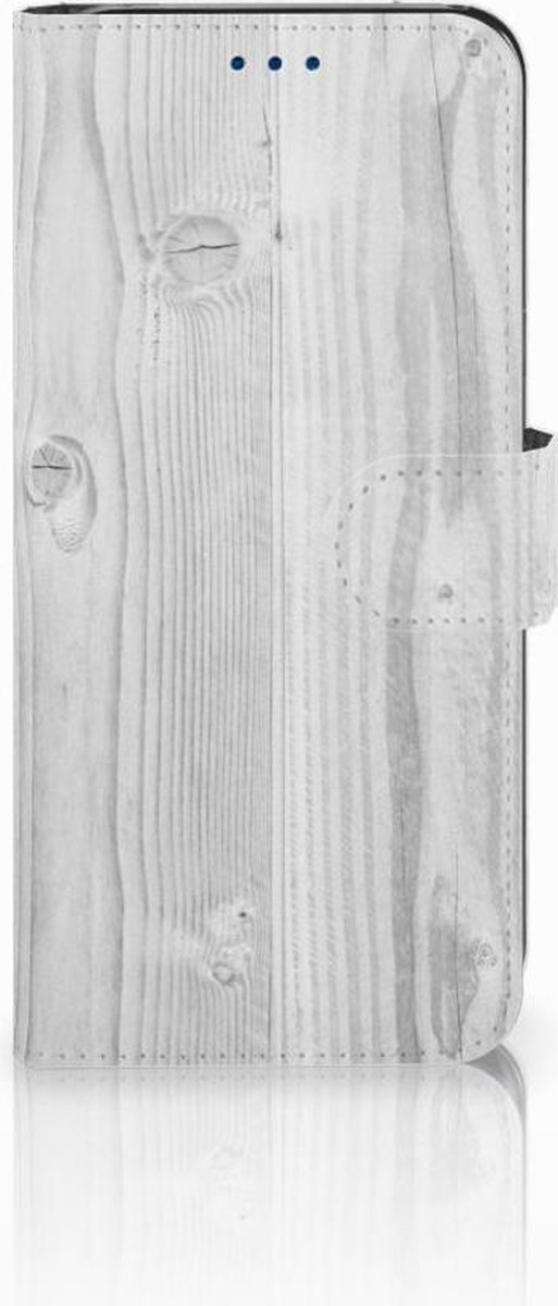 Book Case voor Samsung Galaxy S8 Book Style Case White Wood