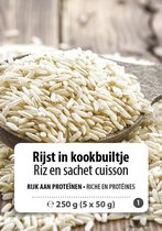 Proteine Rijst in kookbuiltje (5 x 50g) F1 60% eiwit