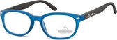 Montana Leesbril Rechthoekig Blauw Sterkte +1,00 (box70)
