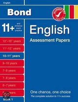 Bond English Assessment Papers 10-11+ Years Book 1