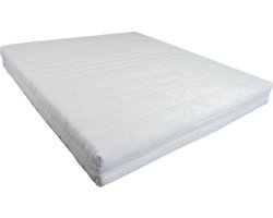 Slaaploods.nl Princess - Micro Pocketvering Matras - Traagschuim Afdeklaag - 160x210x25 cm - Medium