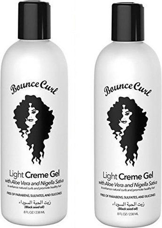 Heup Rose kleur overschot Set of 2 Bounce Curl Light Creme Gel Hair Curling Lotion 8oz | bol.com