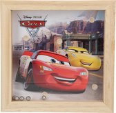 Disney Pixar Cars Jeu de patience en bois avec 5 balles - 14x14cm | Puzzle de patience | Puzzles difficiles | Jeu d'adresse