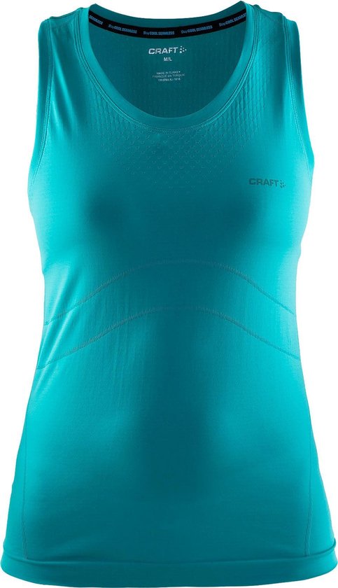 veer Weven Onderzoek het Craft Cool Seamless Sport Shirt Dames Sporttop - Vrouwen - groen/blauw |  bol.com