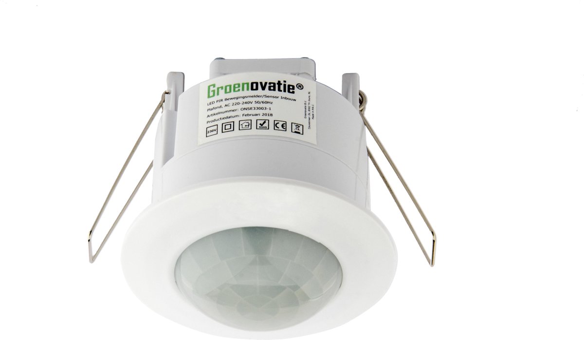 Spoedig worm banjo Groenovatie LED PIR Bewegingsmelder/Sensor - Inbouw - Plafond | bol.com