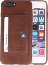Bruin Hardcase cover Hoesje voor Apple iPhone 7 Plus / 8 Plus