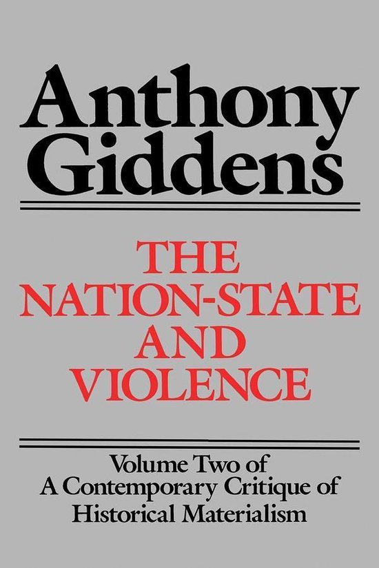 The Nation-State and Violence - cover