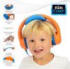 foto van KidsCover Safe 'n Sound Kinder koptelefoon Oranje - Hoofdtelefoon met Volumebegrenzing - Bekend van school - Voor peuter & kind