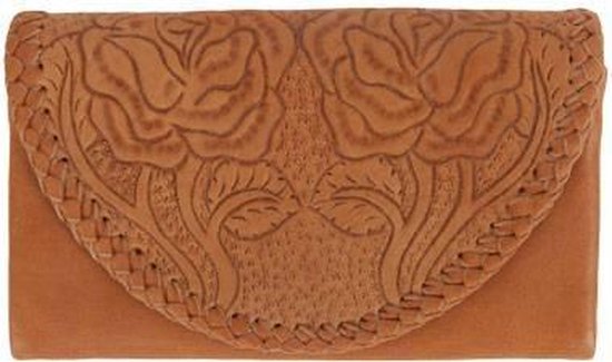 Boho Luxe Bruin Leren portemonnee Mahiya Leather | bol.com